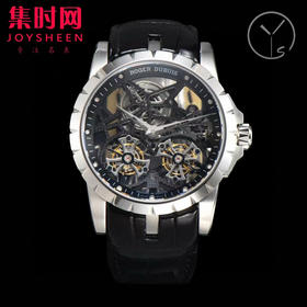 【贵重物品】ROGER DUBUIS罗杰杜彼 YS王者系列 镂空双飞行双陀飞轮 男士腕表 搭载两颗飞行真陀飞轮稳定运行