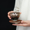 吴俭平油滴盏敛口杯建盏粗陶窑变茶盏手工陶瓷主人杯单杯茶碗 商品缩略图4