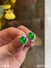 老坑玻璃种黄阳色调绿蛋耳钉   99999【4311105】 商品缩略图2