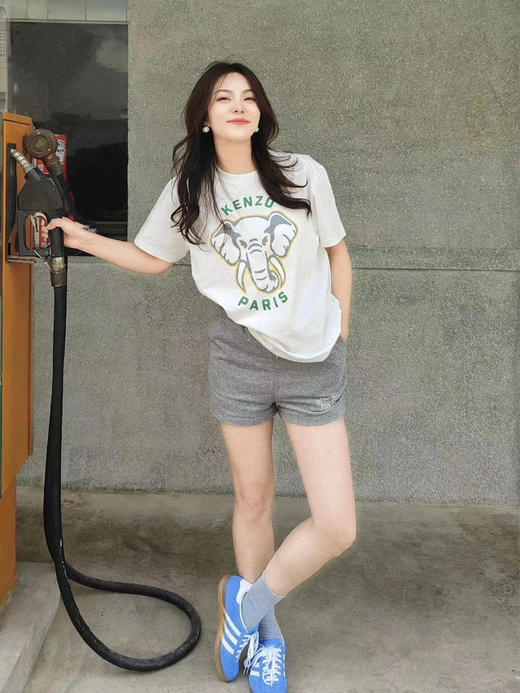 回馈福利❗️Kz可爱大象图案短袖 商品图0