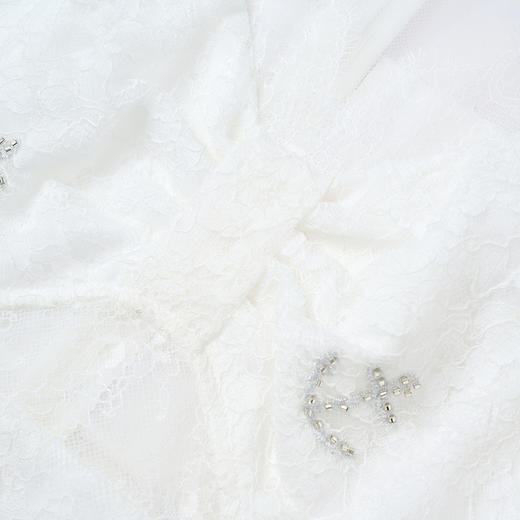 MAXRIENY新中式镂空设计感小白裙国风连衣裙女 商品图1