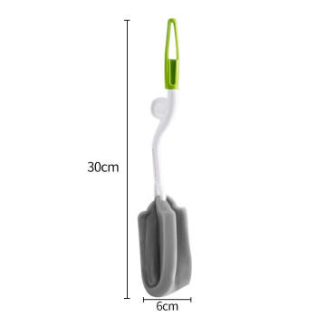 茶花 转动长柄瓶刷海绵洗杯刷清洁刷水杯刷神器保温杯刷颜色随机 商品图6