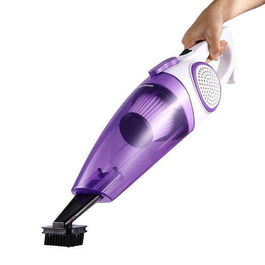 【小家电】龙的（longde）吸尘器 大功率大吸力多重过滤更持久 推杆手持二合家庭卧式吸尘器 180度灵活推刷轻松拆卸易清洗 LD-XC40S HF 商品图3