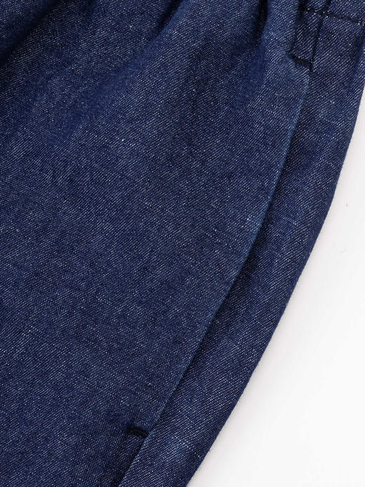 COCO ZONE 刘一一 夏季百搭松紧腰休闲裤宽松显瘦直筒裤CC1B1292 商品图5