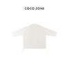 COCO ZONE 夏季立领麻料长袖抽绳衬衫上衣 23C18709 商品缩略图1
