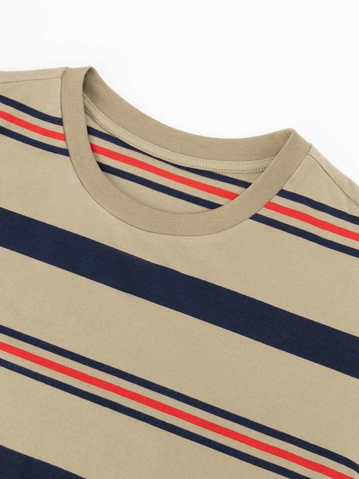 COCO ZONE "法兰西”夏季设计感条纹短袖T恤休闲圆领上衣CC2B1109 商品图4
