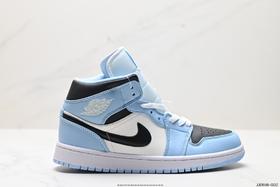 耐克乔丹Air Jordan 1 Mid休闲运动板鞋555112-401男女鞋