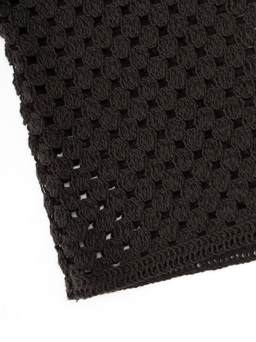 COCO ZONE "复古罩衫“时尚镂空圆领长袖上衣百搭简约针织衫CC2B1056 商品图5