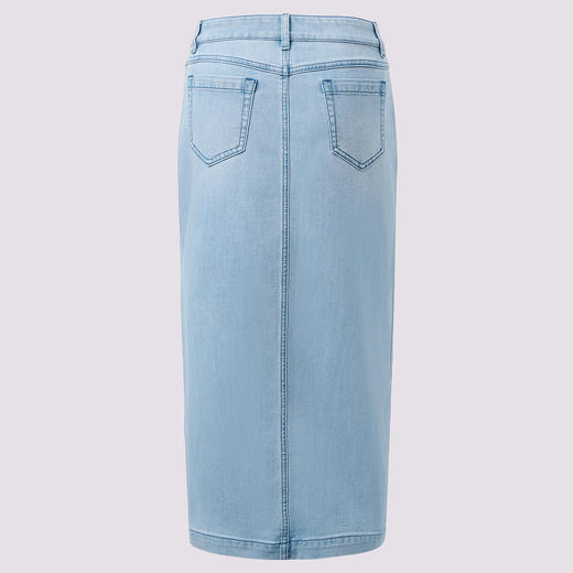 MAXRIENY精致复古感直筒半身裙夏季牛仔裙子 商品图1