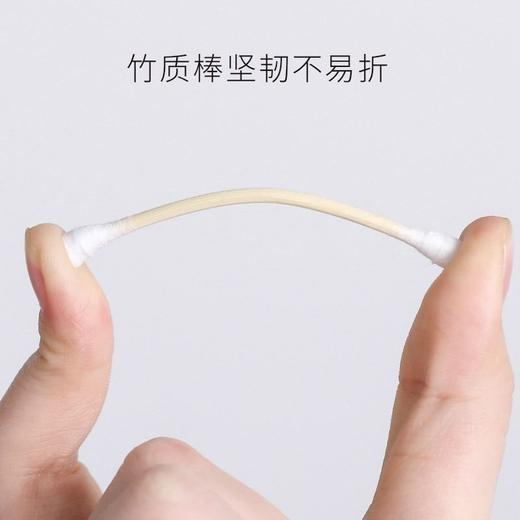 2000支棉签掏耳化妆用木棒棉花棒挖耳朵双头棉签棒一次性清洁棉棒 商品图3