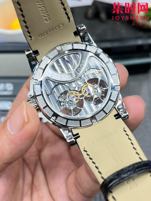 【贵重物品】ROGER DUBUIS罗杰杜彼 YS王者系列 镂空双飞行双陀飞轮 男士腕表 搭载两颗飞行真陀飞轮稳定运行 商品图6