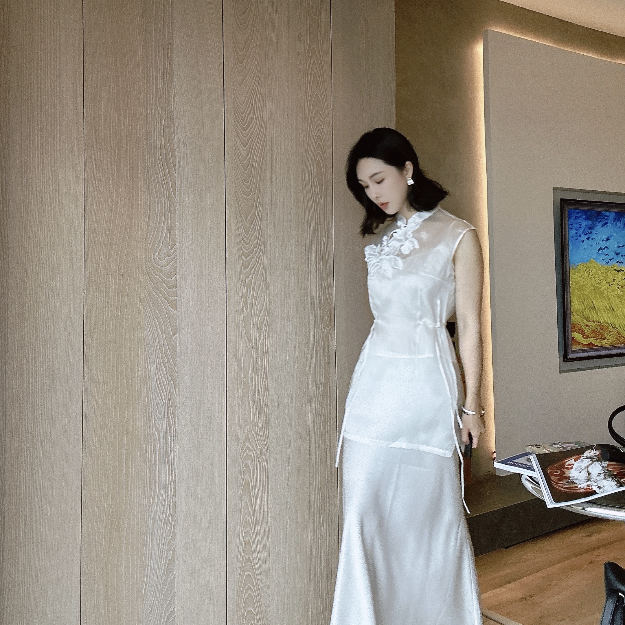 PIANAI冷小姐#必囤！！！类醋酸 凉感多色百搭小鱼尾半裙 性价比真高！