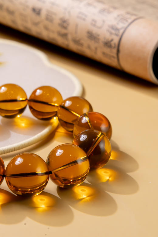 蓝珀手串-3A净水20mm 商品图4