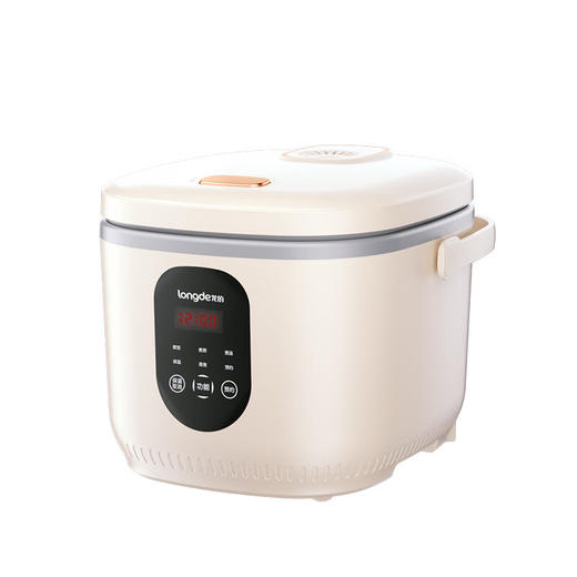 【小家电】龙的longde电饭煲 家用多功能3-4人适用电饭锅不沾内胆24小时预约 米白色 4L LD-FS48H HF 商品图6