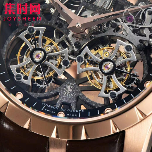 【贵重物品】ROGER DUBUIS罗杰杜彼 YS王者系列 镂空双飞行双陀飞轮 男士腕表 搭载两颗飞行真陀飞轮稳定运行 商品图1