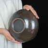 铁结晶金属釉水洗家用茶洗大号水盂笔洗茶杯碗复古风建水陶瓷功夫茶具配件果盆 商品缩略图2