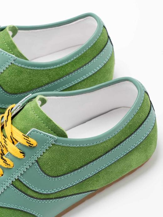 COCO ZONE 刘一一 夏季复古平底系带百搭浅口运动休闲鞋CC2B1118 商品图2