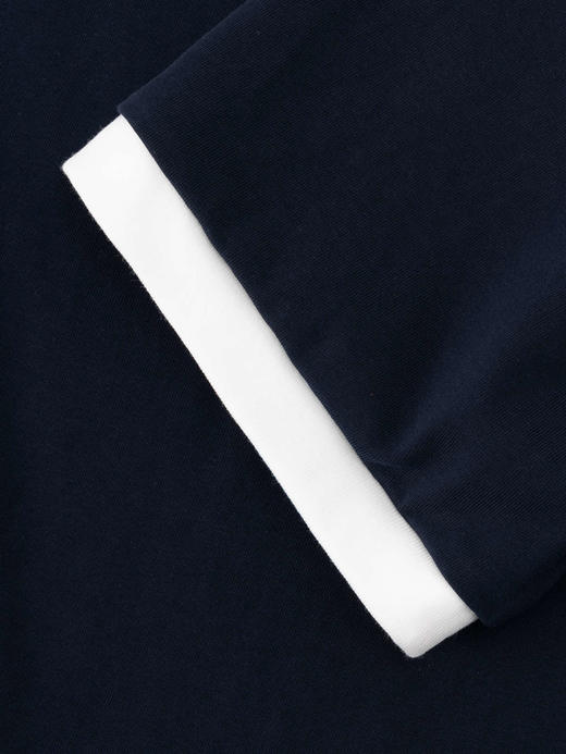 COCO ZONE ”氧气裙“夏季翻领撞色连衣裙百搭短袖套头长裙CC2B1110 商品图6