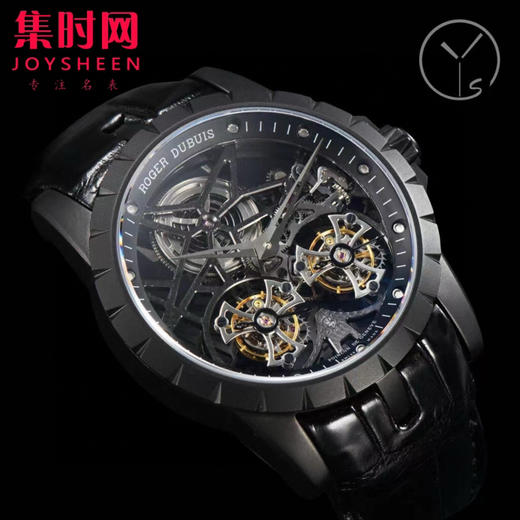 【贵重物品】ROGER DUBUIS罗杰杜彼 YS王者系列 镂空双飞行双陀飞轮 男士腕表 搭载两颗飞行真陀飞轮稳定运行 商品图4