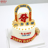 【新品】八方来财蛋糕：祝你祝我日复一日，年富一年，四面八方来财 商品缩略图3