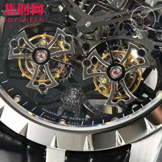 【贵重物品】ROGER DUBUIS罗杰杜彼 YS王者系列 镂空双飞行双陀飞轮 男士腕表 搭载两颗飞行真陀飞轮稳定运行 商品图4