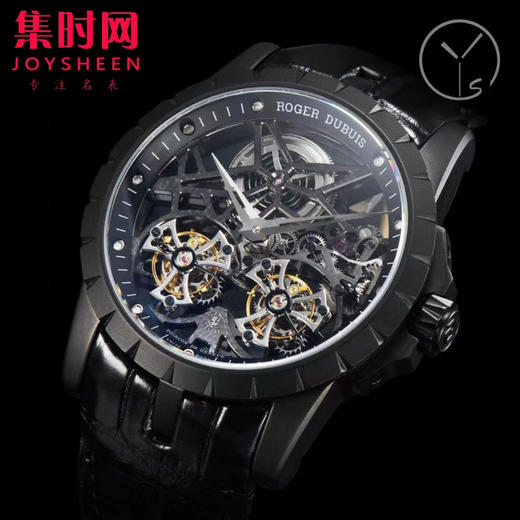 【贵重物品】ROGER DUBUIS罗杰杜彼 YS王者系列 镂空双飞行双陀飞轮 男士腕表 搭载两颗飞行真陀飞轮稳定运行 商品图1