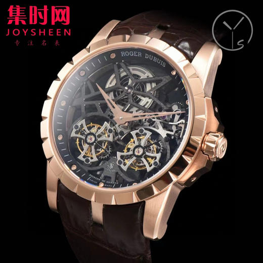 【贵重物品】ROGER DUBUIS罗杰杜彼 YS王者系列 镂空双飞行双陀飞轮 男士腕表 搭载两颗飞行真陀飞轮稳定运行 商品图3