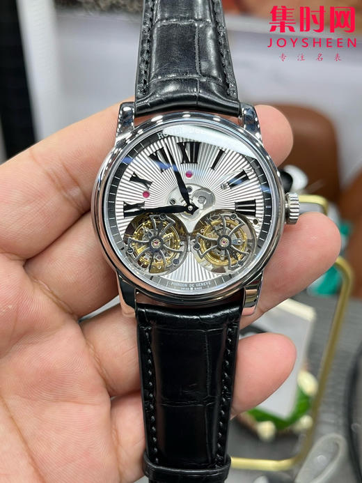 【贵重物品】ROGER DUBUIS罗杰杜彼 YS王者系列 镂空双飞行双陀飞轮 男士腕表 搭载两颗飞行真陀飞轮稳定运行 商品图0