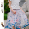 littletime女童新中式国画荷花半身裙夏装新款雪纺轻薄儿童马面裙 商品缩略图3