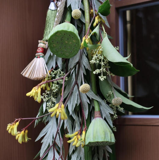 手持艾旗招百福，门悬蒲剑斩千邪（莲心款）带扫把 商品图3