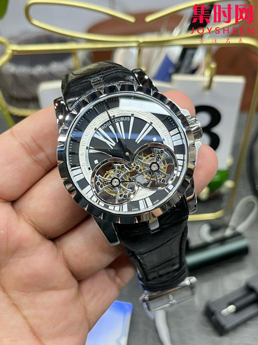 【贵重物品】ROGER DUBUIS罗杰杜彼 YS王者系列 镂空双飞行双陀飞轮 男士腕表 搭载两颗飞行真陀飞轮稳定运行 商品图2