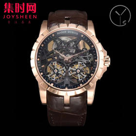 【贵重物品】ROGER DUBUIS罗杰杜彼 YS王者系列 镂空双飞行双陀飞轮 男士腕表 搭载两颗飞行真陀飞轮稳定运行