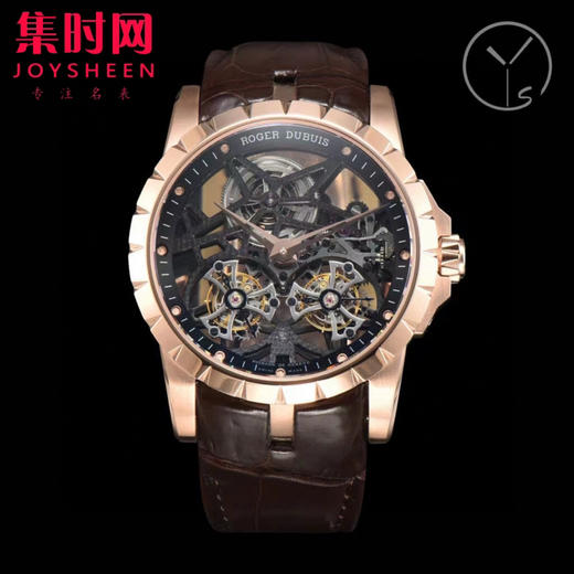 【贵重物品】ROGER DUBUIS罗杰杜彼 YS王者系列 镂空双飞行双陀飞轮 男士腕表 搭载两颗飞行真陀飞轮稳定运行 商品图0