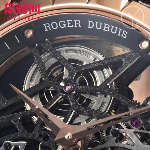 【贵重物品】ROGER DUBUIS罗杰杜彼 YS王者系列 镂空双飞行双陀飞轮 男士腕表 搭载两颗飞行真陀飞轮稳定运行 商品图7