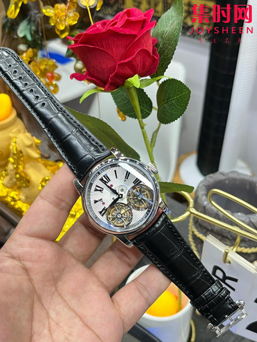 【贵重物品】ROGER DUBUIS罗杰杜彼 YS王者系列 镂空双飞行双陀飞轮 男士腕表 搭载两颗飞行真陀飞轮稳定运行 商品图8