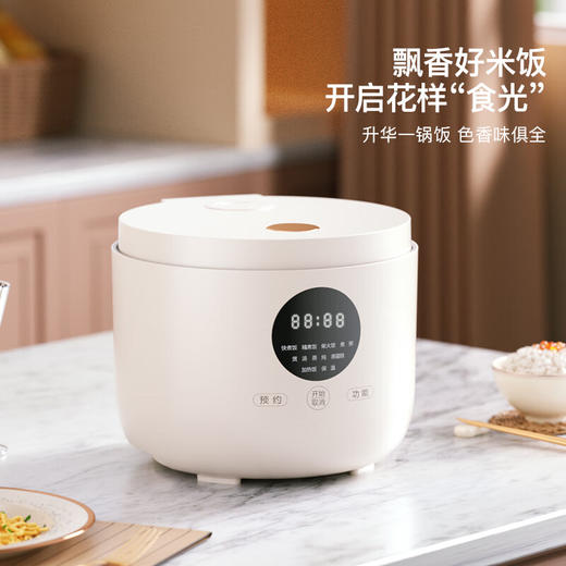 【小家电】龙的longde电饭煲家用多功能电饭锅3L不沾锅内胆高颜值饭煲可预约 LD-FS351 HF 商品图0