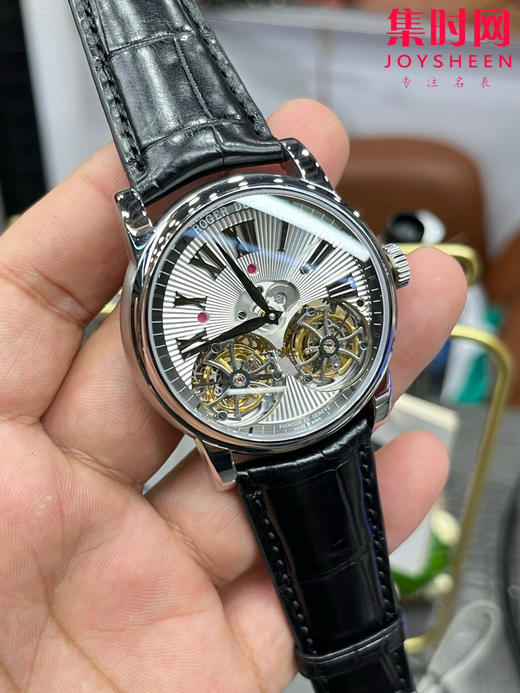 【贵重物品】ROGER DUBUIS罗杰杜彼 YS王者系列 镂空双飞行双陀飞轮 男士腕表 搭载两颗飞行真陀飞轮稳定运行 商品图3