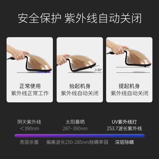 【小家电】龙的longde除螨仪家用 手持式除螨床上除螨虫除螨机 热风除湿UV紫外线除螨杀菌 LD-CM30A HF 商品图3