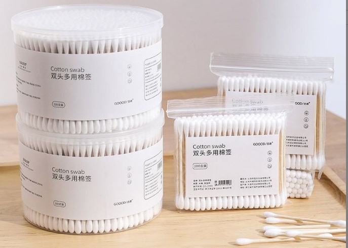 2000支棉签掏耳化妆用木棒棉花棒挖耳朵双头棉签棒一次性清洁棉棒