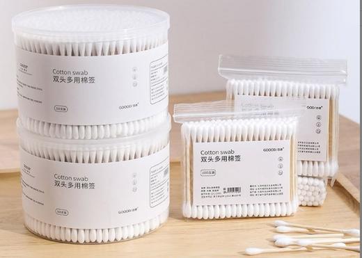 2000支棉签掏耳化妆用木棒棉花棒挖耳朵双头棉签棒一次性清洁棉棒 商品图0