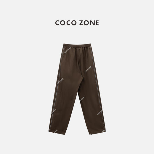 COCO ZONE "三杆户外“时尚复古运动休闲裤简约百搭直筒裤CC2B1106 商品图1