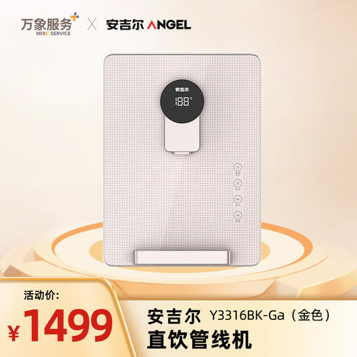 【安吉尔】即热管线机壁挂式Y3316BK-Ga （金色） 商品图0