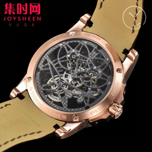 【贵重物品】ROGER DUBUIS罗杰杜彼 YS王者系列 镂空双飞行双陀飞轮 男士腕表 搭载两颗飞行真陀飞轮稳定运行 商品图4