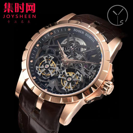 【贵重物品】ROGER DUBUIS罗杰杜彼 YS王者系列 镂空双飞行双陀飞轮 男士腕表 搭载两颗飞行真陀飞轮稳定运行 商品图6