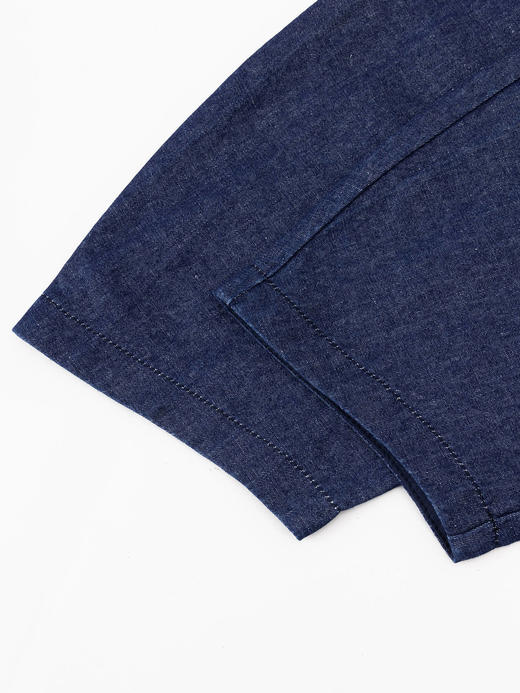 COCO ZONE 刘一一 夏季百搭松紧腰休闲裤宽松显瘦直筒裤CC1B1292 商品图6