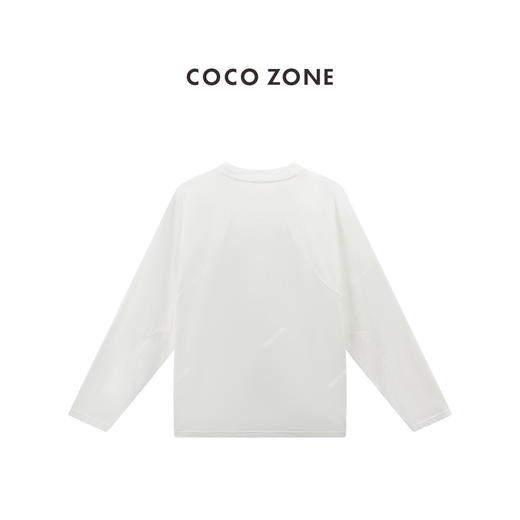 COCO ZONE ”a防晒“夏季设计感字母长袖T恤薄款百搭上衣CC2B1105 商品图1