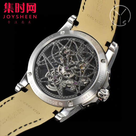 【贵重物品】ROGER DUBUIS罗杰杜彼 YS王者系列 镂空双飞行双陀飞轮 男士腕表 搭载两颗飞行真陀飞轮稳定运行 商品图7