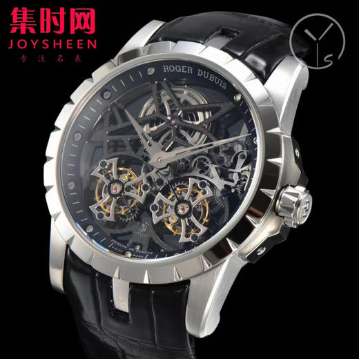 【贵重物品】ROGER DUBUIS罗杰杜彼 YS王者系列 镂空双飞行双陀飞轮 男士腕表 搭载两颗飞行真陀飞轮稳定运行 商品图1