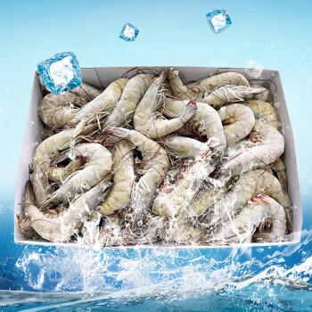 GUO LIAN厄瓜多尔原装进口白虾3.3斤净重特大号49-66只 生鲜海鲜源头直发 商品图4