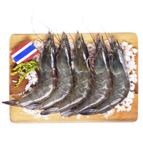 京东超市海外直采泰国活冻白虾/女王虾400g(40/50规格)16-20只/盒